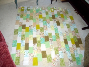 Very first quilt, also for Catherine (wedding gift).